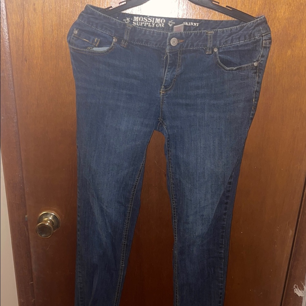Mossimo Supply Co. Blue Skinny Jeans with Classic Denim Look